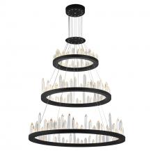 CWI Lighting 1043P32-3-101 - Juliette LED Chandelier With Black Finish