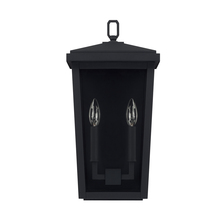 Capital 926222BK - 2 Light Outdoor Wall Lantern