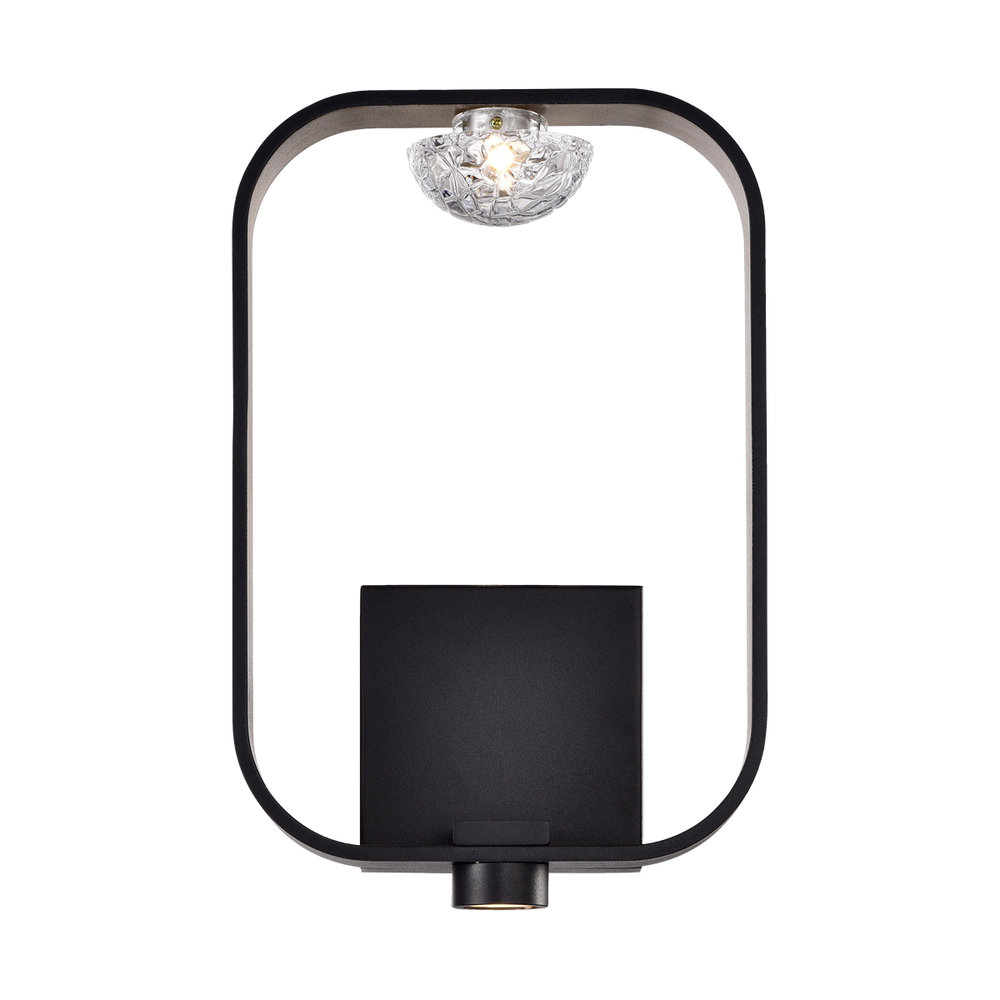 Dagmar, Wall Sconce, LED, Black