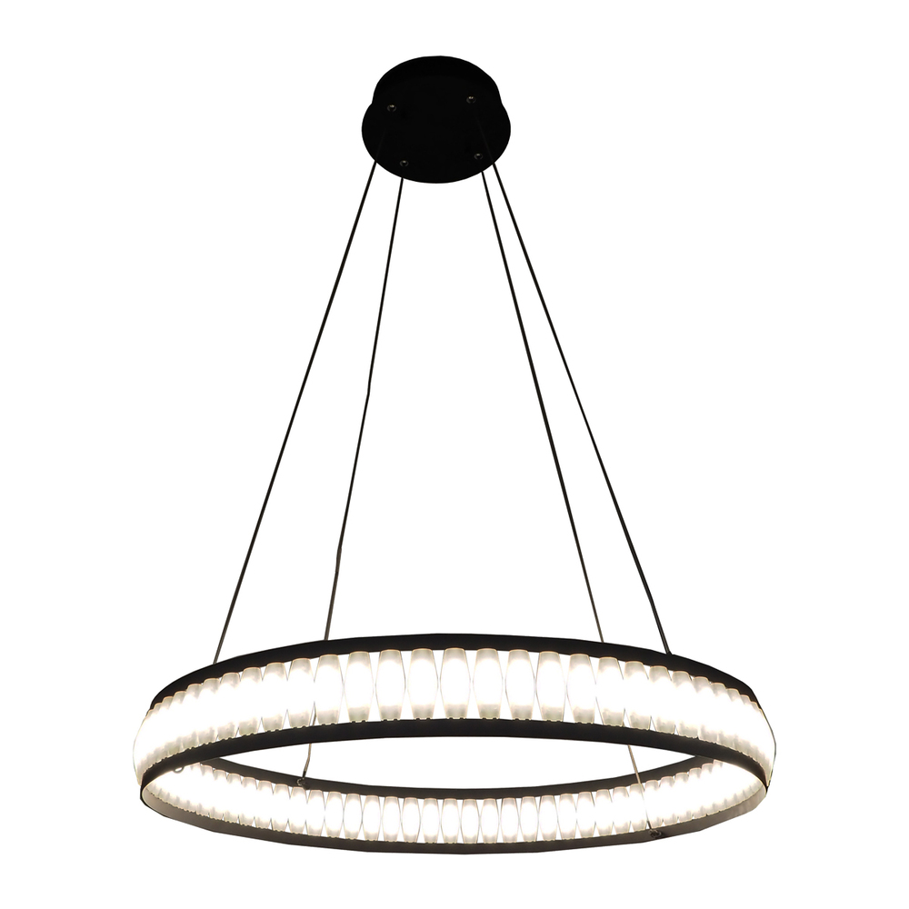 Forster, Chandelier, LED, Sml, Blk