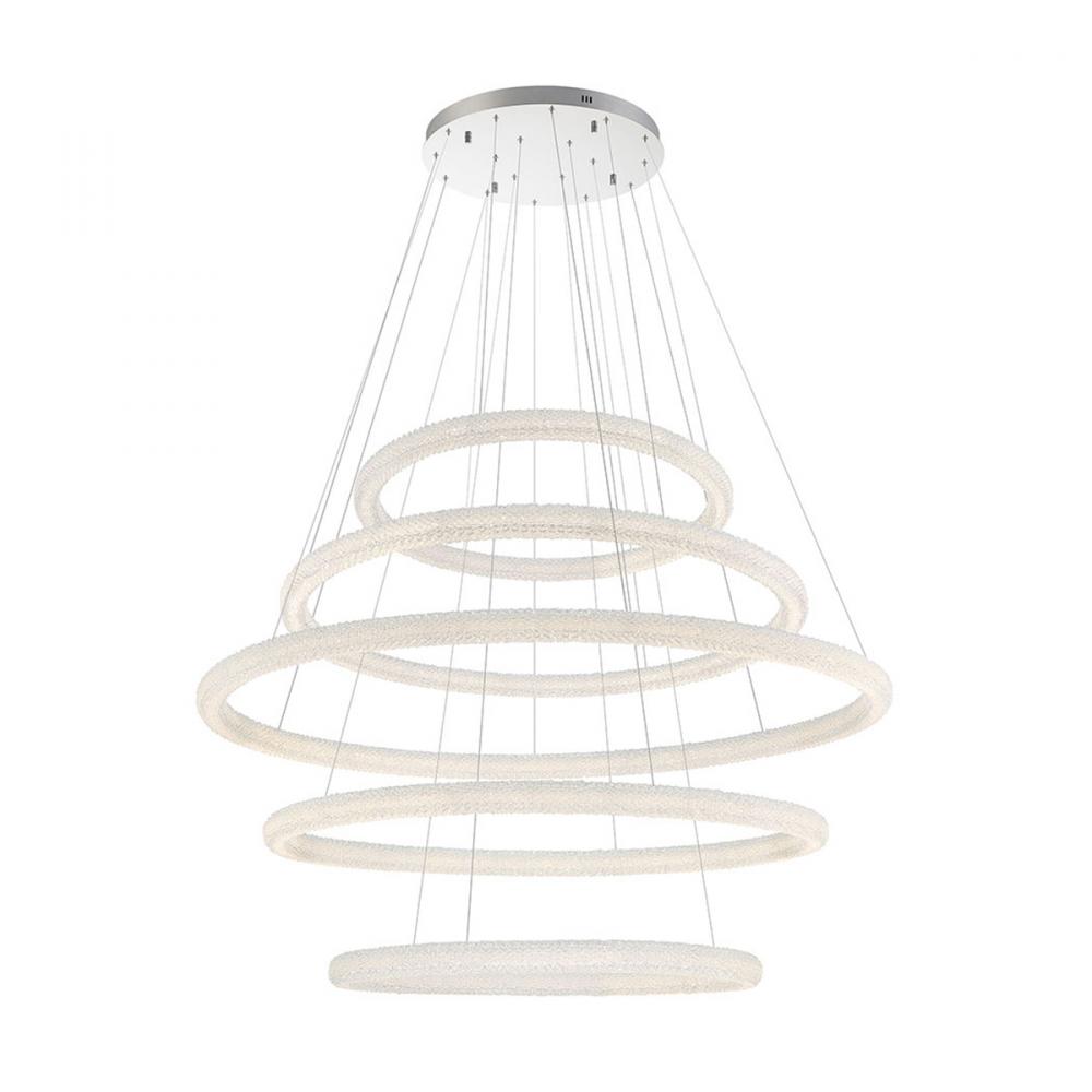 Sassi 1 Light Chandelier in Chrome