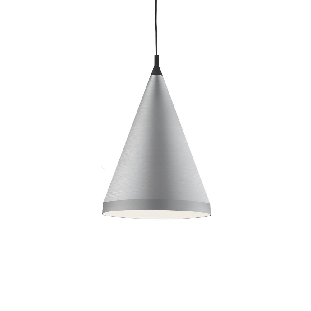 Dorothy Brushed Nickel With Black Detail 1 Light Pendant