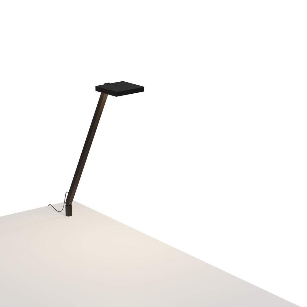 Foccacia Solo Desk Lamp (Matte Black) with Through-Table Mount