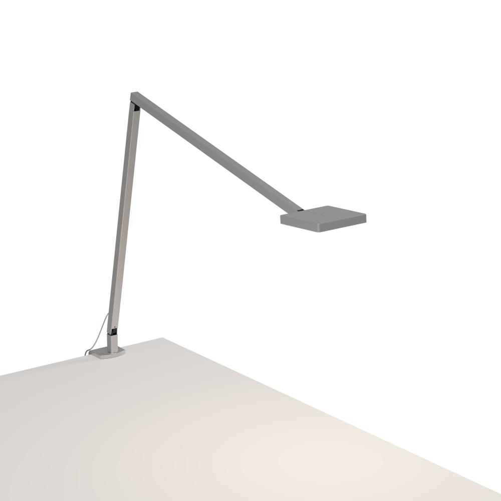 Foccacia Desk Lamp (Silver) with Desk Clamp