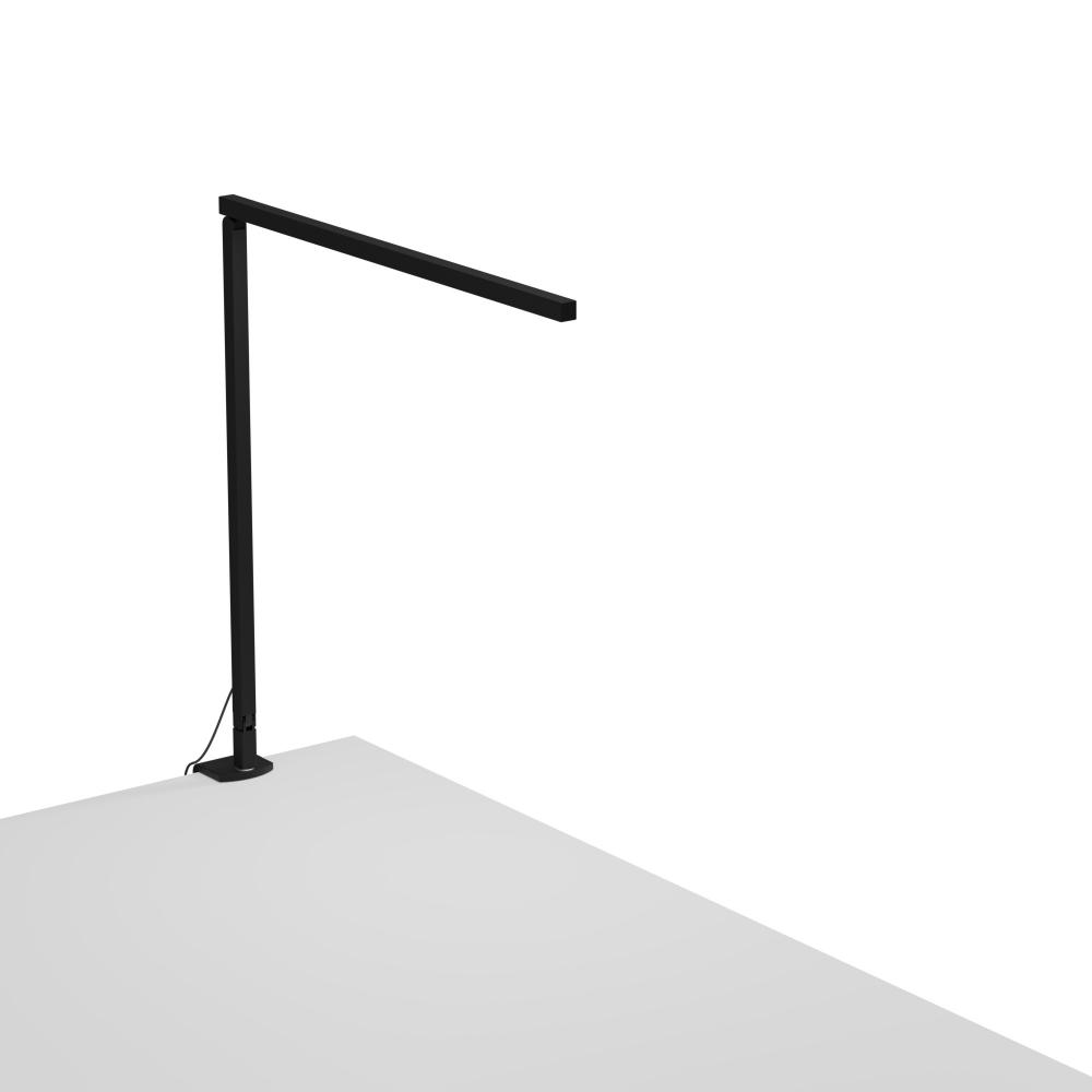 Z-Bar Solo PRO LED Desk Lamp Gen 4 (Matte Black) with Desk Clamp