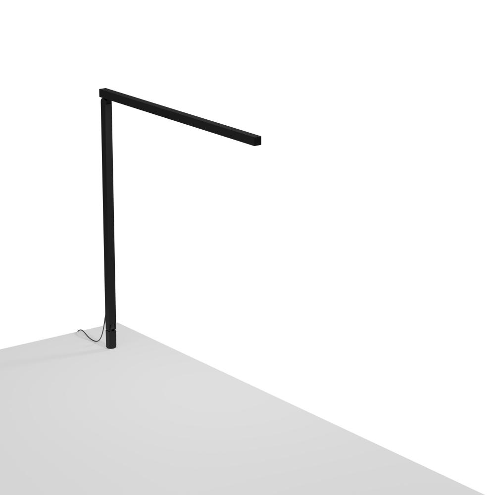 Z-Bar Solo Desk Lamp Gen 4 (Warm Light; Matte Black) with Through-Table Mount