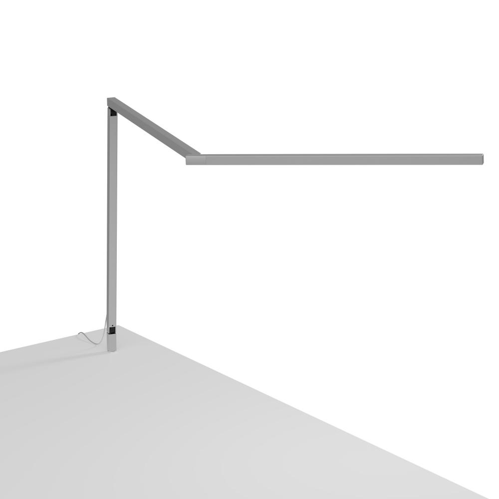 Z-Bar Desk Lamp Gen 4 (Daylight White Light; Silver) with Through-Table Mount