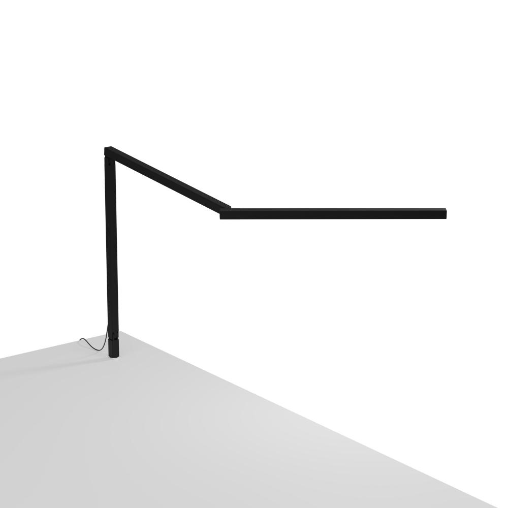 Z-Bar Mini PRO LED Desk Lamp Gen 4 (Matte Black) with Through-Table Mount