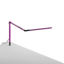 Koncept Inc AR3100-WD-PUR-THR - Z-Bar mini Desk Lamp with through-table mount (Warm Light; Purple)