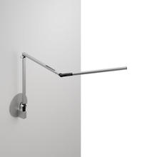 Koncept Inc AR3100-WD-SIL-HWS - Z-Bar mini Desk Lamp with hardwire wall mount (Warm Light; Silver)