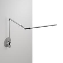 Koncept Inc AR3200-WD-SIL-HWS - Z-Bar slim Desk Lamp with hardwire wall mount (Warm Light; Silver)