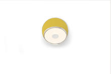 Koncept Inc GRW-S-CRM-HDF-HW - Gravy Wall Sconce - Chrome body, Honeydew (felt) plates - Hardwire