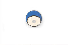 Koncept Inc GRW-S-MBK-MBL-HW - Gravy Wall Sconce - Metallic Black body, Matte Blue plates - Hardwire