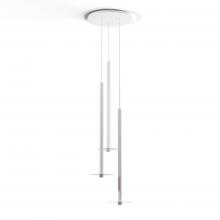 Koncept Inc CMP-C3-S-36-MWT+GCLR9 - Combi Pendant 36" Circular 3 Combo Matte White with Matte White Canopy