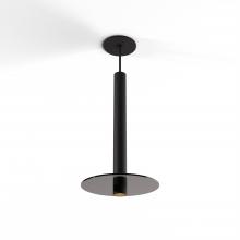 Koncept Inc CMP-S1-S-16-MTB+GDGY9 - Combi Pendant 16" Single Unit Matte Black with Matte Black Canopy