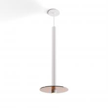 Koncept Inc CMP-S1-S-24-MWT+GTEA9 - Combi Pendant 24" Single Unit Matte White with Matte White Canopy