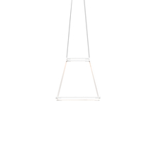 Koncept Inc ZBP-16-RS-SW-MWT-CNP - Z-Bar Pendant Rise Small Square, Soft Warm, Matte White, 18" x 18" x 17"