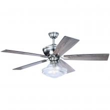 Vaxcel International F0067 - Huntley 52-in LED Ceiling Fan  Satin Nickel