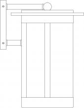 Arroyo Craftsman SAB-9AE-RC - 9" Santorini Wallmount