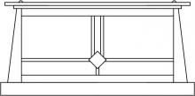 Arroyo Craftsman ABC-15M-AB - 15" Aberdeen column mount