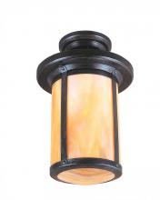 Arroyo Craftsman BCM-6CR-P - 6" berkeley semi-flush mount