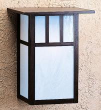 Arroyo Craftsman HS-12EAM-S - 12" huntington sconce with roof and no overlay (empty)