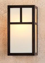 Arroyo Craftsman MS-12EAM-BZ - 12" mission sconce without overlay (empty)