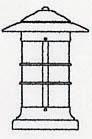 Arroyo Craftsman NC-9LOF-P - 9" newport long body column mount