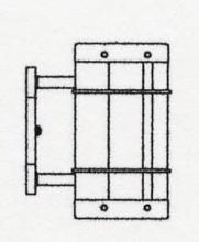 Arroyo Craftsman VS-9NRGW-VP - 9" valencia sconce - no roof