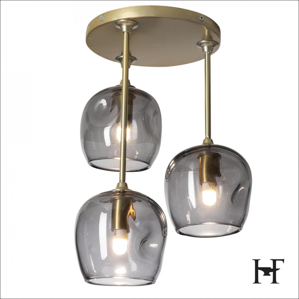 Ume 3-Light Semi-Flush