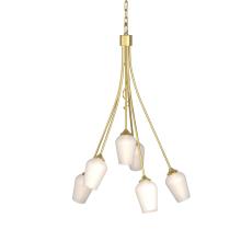 Hubbardton Forge 103043-SKT-86-GG0303 - Flora 6 Arm Chandelier