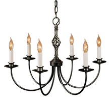 Hubbardton Forge 108060-SKT-20 - Twist Basket 6 Arm Chandelier