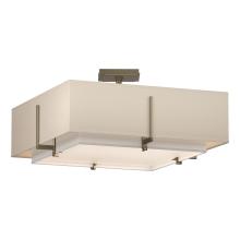 Hubbardton Forge 126510-SKT-84-SF1605-SA2012 - Exos Square Double Shade Semi-Flush