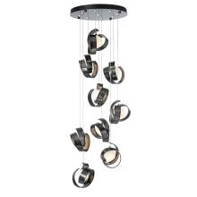 Hubbardton Forge 131099-SKT-STND-89-GG0711 - Riza 9-Light Pendant