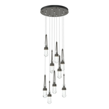 Hubbardton Forge 131108-SKT-STND-07-ZM0434 - Link 9-Light Clear Glass Pendant