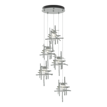 Hubbardton Forge 131126-SKT-STND-82-II0728 - Tura 5-Light Seeded Glass Pendant