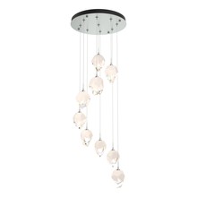 Hubbardton Forge 131140-SKT-LONG-82-WP0754 - Chrysalis 9-Light Small Crystal Pendant