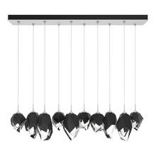 Hubbardton Forge 131145-SKT-LONG-02-BP0756 - Chrysalis 10-Light Mixed Crystal Pendant