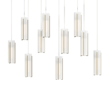 Hubbardton Forge 131204-SKT-LONG-86-GG0065 - Exos Glass 10-Light Pendant