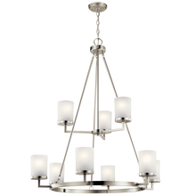 Kichler 44037NI - Daimlen™ 9 Light Chandelier Brushed Nickel