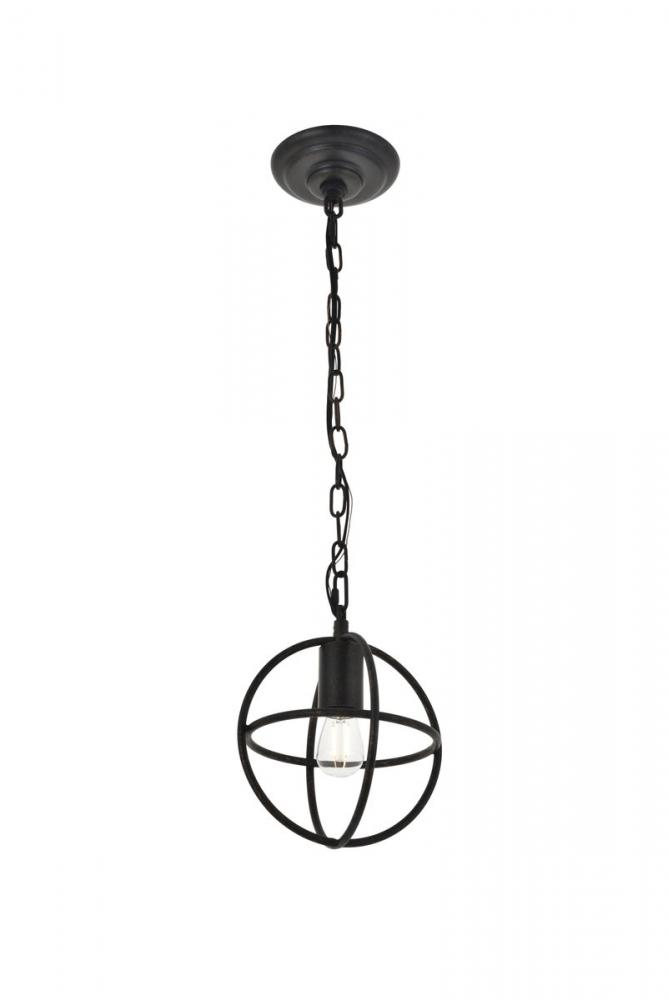 Octavia 1 Light Dark Brown Pendant