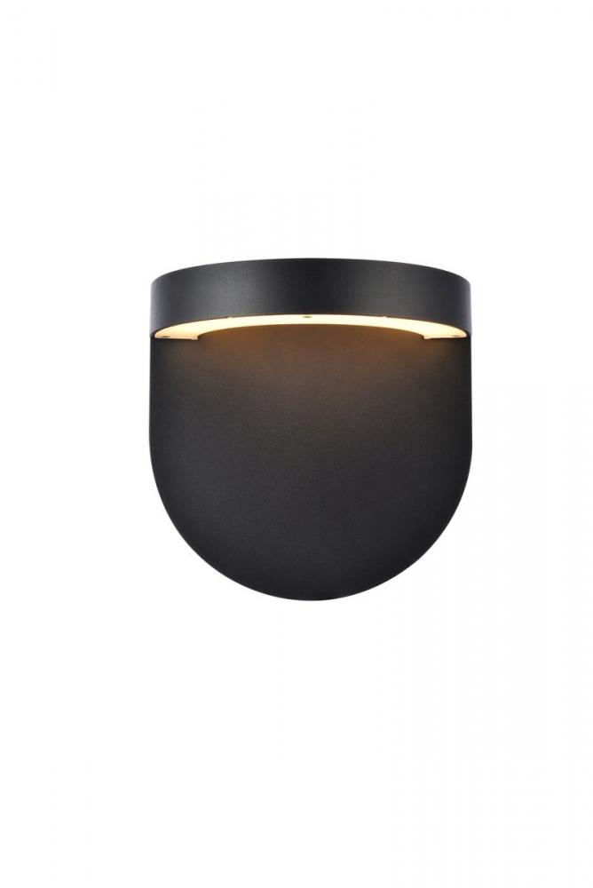 Raine Integrated LED wall sconce  in black