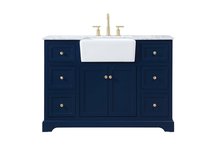 Elegant VF60248BL - 48 Inch Single Bathroom Vanity in Blue