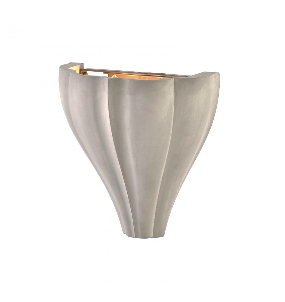 Sima - 2 Light Wall Sconce in Metal and Cement