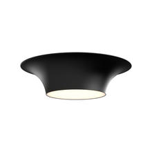 Alora Lighting FM523016MB - Emiko 16-in Matte Black 2 Lights Flush Mount