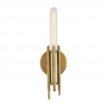 Alora Lighting WV335409VB - Torres 9-in Vintage Brass 1 Light Wall/Vanity