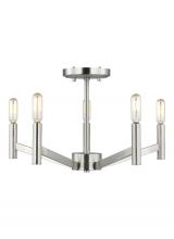 Visual Comfort & Co. Studio Collection 7724305-962 - Vector Five Light Semi-Flush Mount