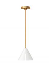 Visual Comfort & Co. Studio Collection KP1121MWTBBS-L1 - Cambre Small Pendant