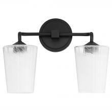 Quorum 5238-2-59 - Providence 2 Light Vanity, Matte Black