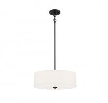 Savoy House Meridian M70109MBK - 3-Light Pendant in Matte Black